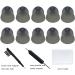 Smokey Medium Hearing Aid Power Domes for Resound Sure Fit Styles - Includes Cleaning Tools and Carry Case - Buy Online on GoSupps.com