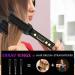 Ring Hair Straightener Comb - Dual Voltage Fast Heating Brush for Women | Black & Gold - Buy Online on GoSupps.com