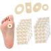 Gatuida 4sheets Latex Corn Stickers Foot Caring Stickers Corn Pad Foot Pad Gel Corn Toe Pad Corn Cushions Corn Relaxation Pad Bulk Protector Foot Stickers Floor Mat Latex Sponge - Buy Online on GoSupps.com
