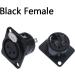 XLR Metal Socket YS145 YS146 Male Female 3 Pin Microphone Connection - Black Female (YS145BG YS146BG) - Buy Internationally - Buy Online on GoSupps.com