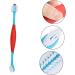 Angoily 2pcs Convenient Double-headed Bristles Pet Double-head Brush for Small Cleaning Soft-bristles Tooth - Buy Online on GoSupps.com