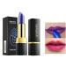 PAQIMAN Magic Temperature Changing Colors Lipstick (Blue Changed into Pink ) Long-Lasting Wear Non-Stick Cup Not Fade Waterproof Lipstick Lip Gloss for Women. (1Pcs)
