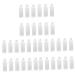 FRCOLOR 36 Pcs Travel Kit Toiletries Transparent Lotion Bottle Makeup Bottles Mini Squeeze Bottle Refillable Travel Bottle Empty Lotion Tubes Mini Spray Liquid Empty Bottle White Clamshell
