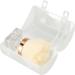Makeup Foundation Brush Synthetic 2pcs Strong Grasping Power Transparent Base Loose Powder Foundation Brush for Home - Buy Online on GoSupps.com