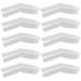 10 Pi ces Clips de Correction Nez Plastique U-forme Support Redresseur et Rehausseur Pont Nasal Accessoires de Beaut pour Remodelage et Raffinement Du Nez
