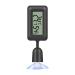 YESAVAY Reptiles Thermometer Hygrometer | Digital Temp & Humidity Meter for Bearded Dragon Tanks - Suction Cup | Mini Black - Buy Online on GoSupps.com
