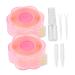 NUSITOU 1 Set Lace Double Eyelid Sticker Girls Stickers Eyelid Strip Invisible Double Eyelid Stickers Eyelid Tap Makeup Supplies Eye Lift Tape for Droopy Lids Foreign Trade Eye Patch 5.3x5.3cm As Shown 1