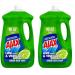 Ajax Ultra Liquid Dish Soap Vinegar and Lime Scent Sparkling Clean Dishes 90 oz Bottle (Pack of 2)