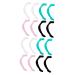 JECOMPRIS 8 pairs ears made of silicone for glasses earreme masks accessories mask attachment mask hook hanging hooks for rear ear mask glasses ear clip ear