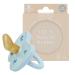 HEVEA pacifier made of natural rubber jaw-friendly shape for 3-36 months single pack (sky blue)