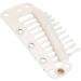 Hair Extension Clip 10 tooth Design Wig Clip Durable and Safe Functional for Wigs Hair Weaving for Most People(creamy-white) - Buy Online on GoSupps.com