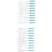 Interdental Brushes - 200 Pieces Soft Silicone Portable Dental Floss & Toothpick Brush Case | Mint Green - Buy Online on GoSupps.com