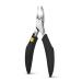 JeoPoom Toenail Clippers Professional Thick Ingrown Toe Nail Clippers Large Nail Clippers for Ingrown Hard Nails Super Sharp Curved Blade Grooming Tool(Black)