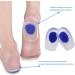 Buy Gel-Dersoning Cushions & Silicone-Hinge Pillows for Plantar Fasciitis Relief | Heel Spur & Achilles Pain Support (2 Pairs Blue Large) - Buy Online on GoSupps.com