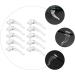 Housoutil Silicone Goggle Handle Sleeves - 90 Pairs of Anti-Hook Eye Ear Covers for Glasses - White 3.2x1.3cm - Essential Accessories for Short-Sighted and Sunglasses - Buy Online on GoSupps.com