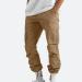 2022 Classic Fit Men's Plus Size Cargo Pants for Work & Outdoor Hiking | Khaki Large | Multi-Pocket Design - Buy Online on GoSupps.com