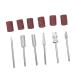 minkissy 2 Sets kit de u as de gel cleaning tools nail tools Manicure Sanding Bands nail dip kits nail bit manicure drill bits nail drill tool nail grinding head Corundum sand sheet gravel 7x6x2cm Assorted Color
