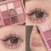 Lovelycat 9 Colors Glitter Eyeshadow Makeup Palette Matte High Pigmented Colorful Creamy Texture Eye Shadow Powder Natural Waterproof Long Lasting Eyeshadow Powder Cosmetics (rose) - Buy Online on GoSupps.com
