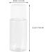 Buy Kallory 25 Mini Sample Bottles 10ml - Refillable Transparent Cosmetic Containers for Shampoo & Lotion - Ideal for Travel & Samples - Buy Online on GoSupps.com