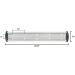Cannon Aluminum Mounting Track 36 Inch (Pack of 1) - Buy Online on GoSupps.com