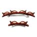 Hairstyle help with clips hair tires with clips hair -ready hairpin forehead straps double bangs hairstyle hairpin double bang hairstyle hairpin hollow woven headband for women girls coffee
