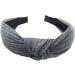 Wide Headband for Women Knotted Hairband Fabric Hairband Cross Knot Headband Hair Hoops Twist Headbands Hair Accessories For Girls (C10zhengzhi) - Buy Online on GoSupps.com