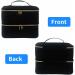Tebinzi Nail Polish Organizer for 40 Bottles & Nail Lamp | Black Travel Storage Bag for Manicure Set | Ideal eCommerce Solution - Buy Online on GoSupps.com