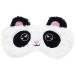 Ulife Mall Cute Panda Sleeping Mask Soft Fluffy Plush Blindfold Funny Novelty Sleep Mask Eye Cover Eyeshade for Girls Boys Women Men Kids Night Nap Travel Meditation - Panda A Panda