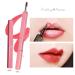 Dual End Professional Lip Brush Set - Retractable Lipstick & Concealer Applicators for Women & Girls - Pink Makeup Tool - Buy Online on GoSupps.com