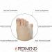 Tailor Toe Separator for Ball Toe - Pain Relief & Pinky Alignment | Pedimend Foot Care Spreader - Buy Online on GoSupps.com