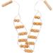 Premium Wooden Massage Roller - Back Massager Tool for Neck Legs & Body | Enhance Relaxation & Relieve Pain - Buy Online on GoSupps.com