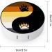 LGBT Pride Yin Yang Bear Paw Round Case For Contact Lens Kit Storage Box with Mirror Printed - Buy Online on GoSupps.com
