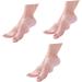 NOLITOY Gel Heel Socks - 3 Pairs of Women's White Foot Protectors | Silicone Gel Material for Comfort & Relief - Buy Online on GoSupps.com
