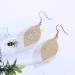 Harlorki Women Lady Leaf Shape Hook Earrings Set - Gold & Silver | Fashion Jewelry - Buy Online on GoSupps.com