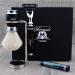Mens Shaving Kit 3 Edge Razor With Pure White Badger Hair Shaving Brush Stand and Alum Pencil Perfect Set For Men