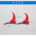 Red Devil Horns Hair Clips - Halloween Cosplay Accessories for Women and Girls - 2pcs - Buy Online on GoSupps.com