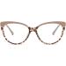 Shop Ljczka Vintage Blue Light Filter Cat Eye Glasses for Women - Stylish Brown Leopard & Metal Frames 0.0 Prescription Available Enhance Your Eye Comfort! - Buy Online on GoSupps.com