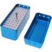 Klova Dental Bur Box - 72 Hole Aluminum Autoclave Sterilization Housing for Dental Tools & Oral Care - Silver - Buy Online on GoSupps.com