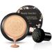 Mushroom head air pillow cc cream foundation cover concealer make-up moisturizing brighten pigment liquid focus even skin tone base bb (brunette brown)
