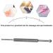 Fomiyes Stainless Steel Acupuncture Pen - Retractable Facial Reflex Zone Massager | Manual 304 Acupuncture Handbook - Buy Online on GoSupps.com