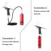 Paint Sprayer Airbrush Kit with Gravity Trigger Type Spray Gun for Art Model Body Paint Artist Makeup Nail Tattoos Cake Tools for Home Interior and Exterior Walls Ceiling Fen Tm80s Red B - Buy Online on GoSupps.com