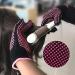 Heat Resistant Gloves - 2 Pairs Professional Mitts with Silicone Bumps for Hair Tools | Heatproof Protection for Flat Irons & Curling Wands - Buy Online on GoSupps.com
