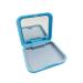 Orthodontic Box with Mirror Denture Box Retainer Case(Blue)