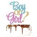 Boy or Girl Cake Topper Baby Shower Cake Topper Gender Reveal Decorations