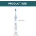 Minkissy 5 Pcs Sensitive Toothbrush Set for Braces & False Teeth - Portable & Foldable Dental Care (Blue) - Buy Online on GoSupps.com
