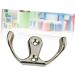 Housoutil Zinc Alloy Hooks 10pcs Cabinet Hooks Door Wall Hook Towel Hanger Coat Hooks Robe Hooks Clothes Hook Zinc Alloy medium Silver - Buy Online on GoSupps.com