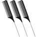 3Pcs Highlighting Combs Set Different Sizes Weaving Hair Combs Professional Rat Tail Combs Teasing Combs for Women Men Hair Styling Hair Salon - Buy Online on GoSupps.com