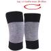 2 Pairs Unisex Cotton Knee Brace Pads - Warm Thermal Support Leggings for Sports & Fitness | Black & Gray - Buy Online on GoSupps.com
