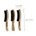 Shop Angoily 3-St Bartbrush Combs for Men | Wild Boar Bristle Beard & Hair Care Tools - Buy Online on GoSupps.com