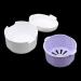 POFET Denture Soaking Bath with Strainer Basket | Travel-Friendly Denture Cleaning Cup for Artificial Teeth (White) - Buy Online on GoSupps.com